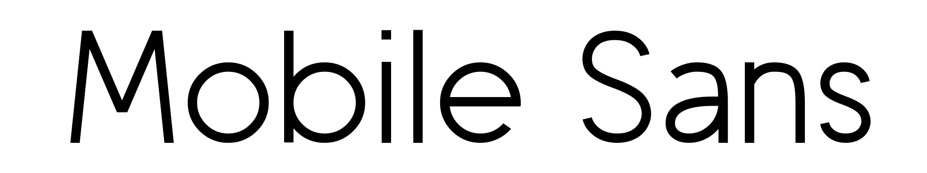 Mobile Sans